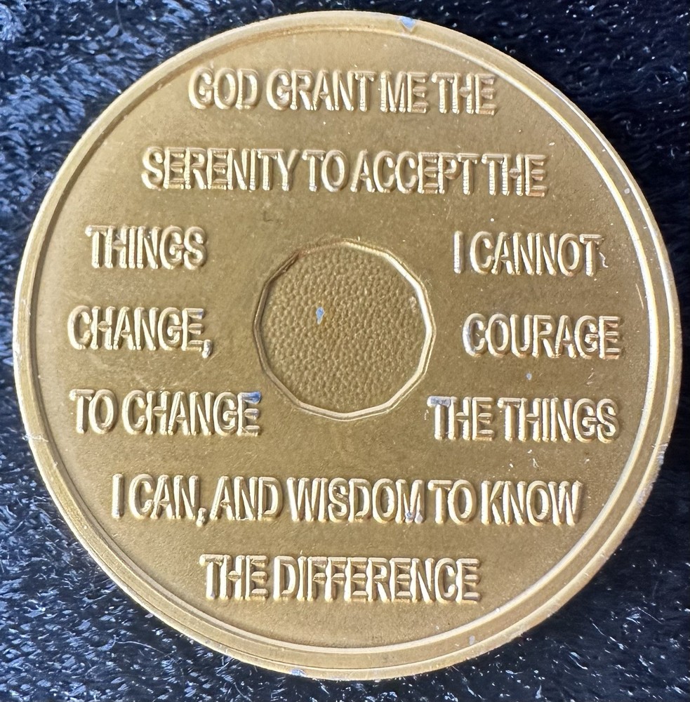 2 Months Alcoholics Anonymous AA Coin Sobriety Chip Two Months.
