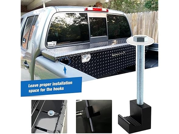 8 PCS Truck Tool Box Mouting Kit