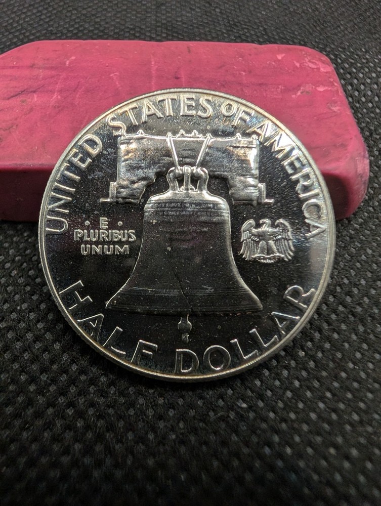 1961 Proof Franklin Half Dollar 90% Silver Ships Free