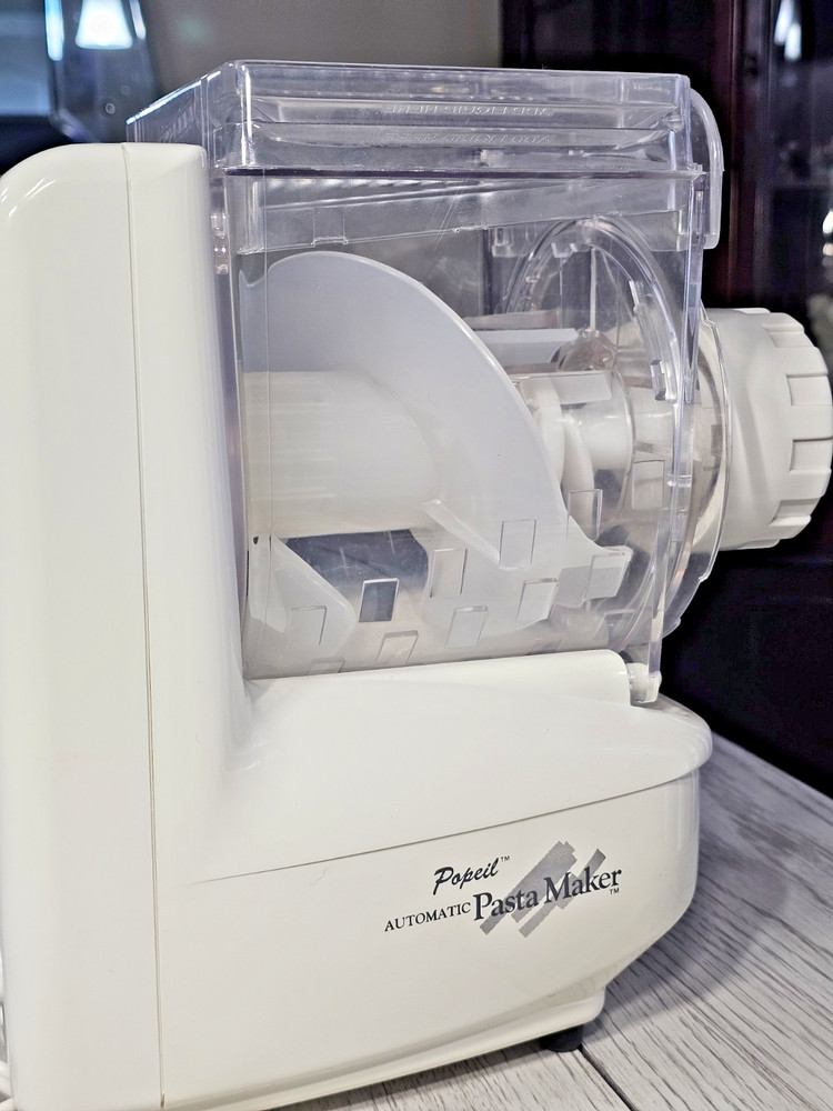 Popeil's P400 Automatic Pasta Maker Machine Multiple Attachments - Tested WORKS