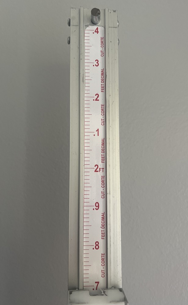 Construction Measuring Rod