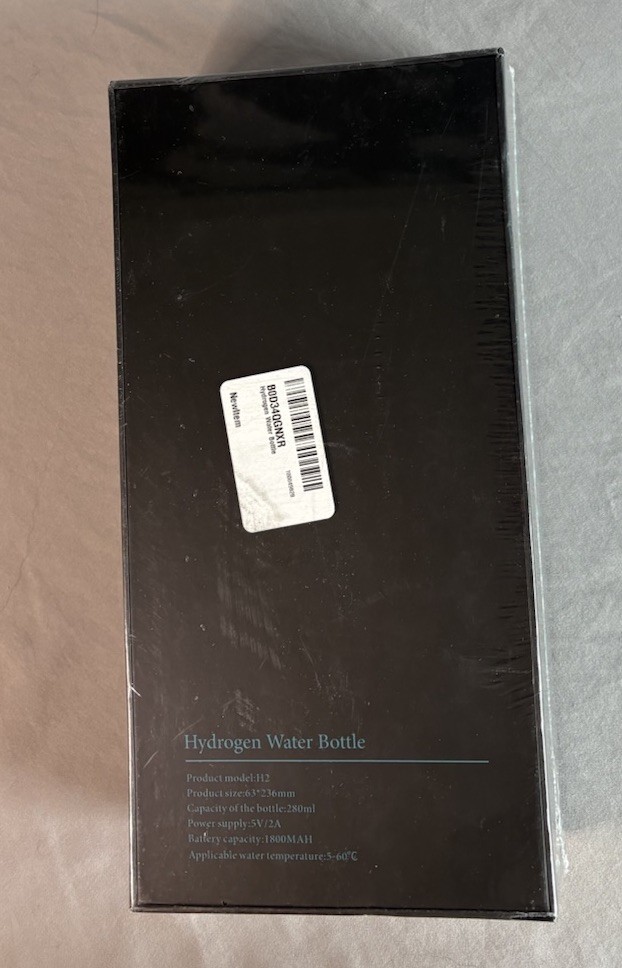 Quantum Quench Hydrogen Electronic Water bottle - NEW H2 Model 280mL