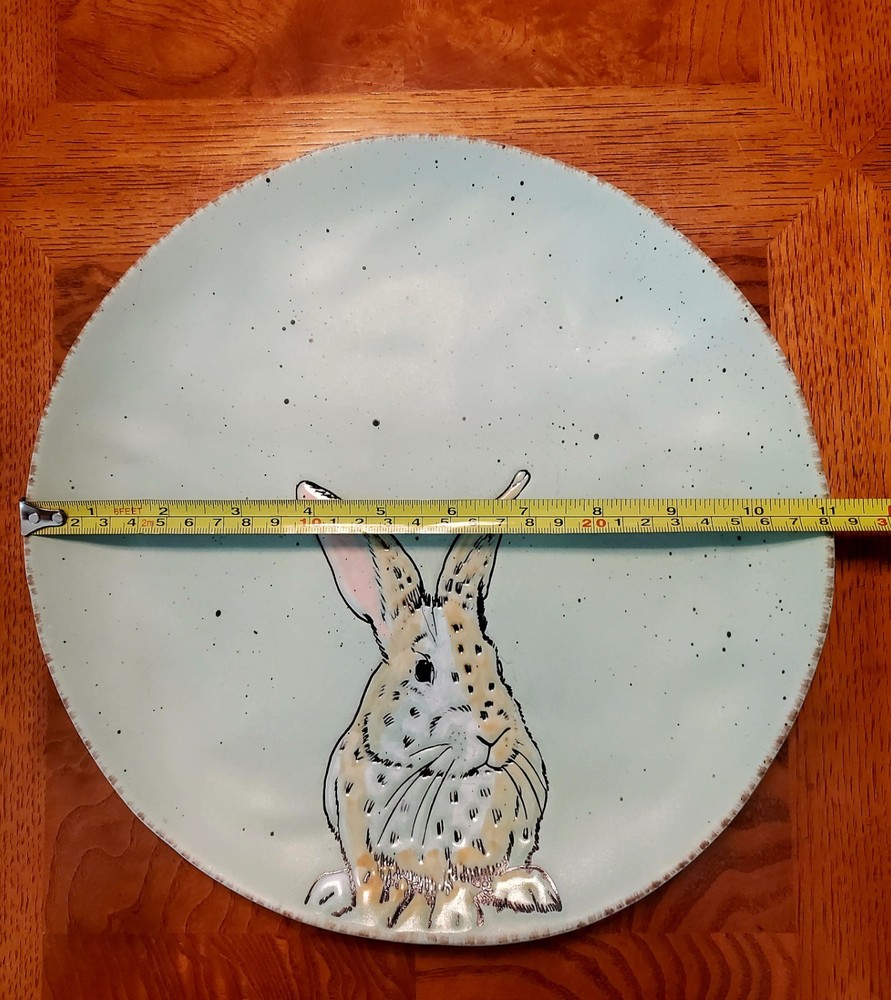 Dinnerware Set Easter Bunny Rabbit-Themed 15-Piece Ceramic Spectrum designz”
