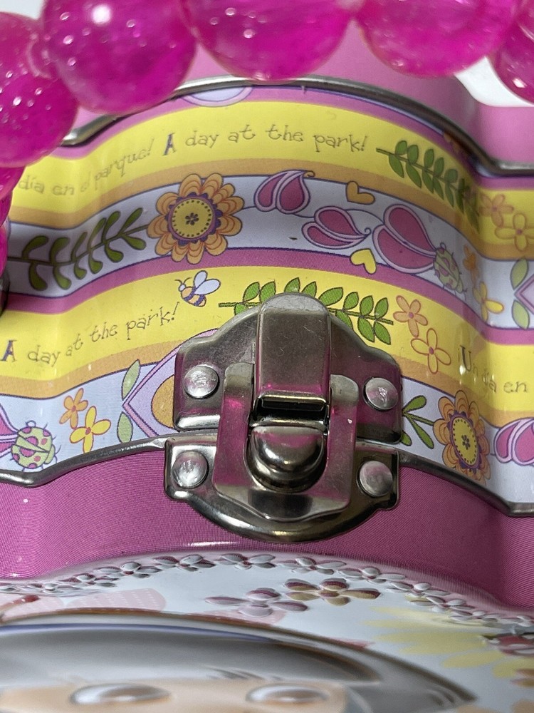 2012 Dora The Explorer Tin Box Co. w Handle Collectible Case