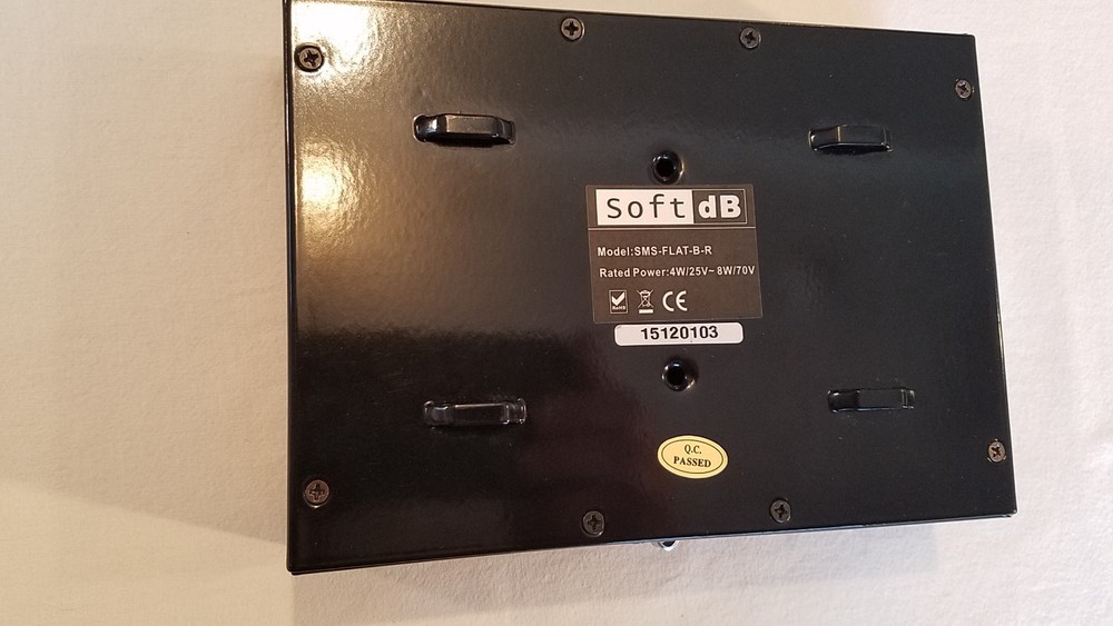 SMS-FLAT-B-R Soft DB Sound Masking System Flat Loudspeaker