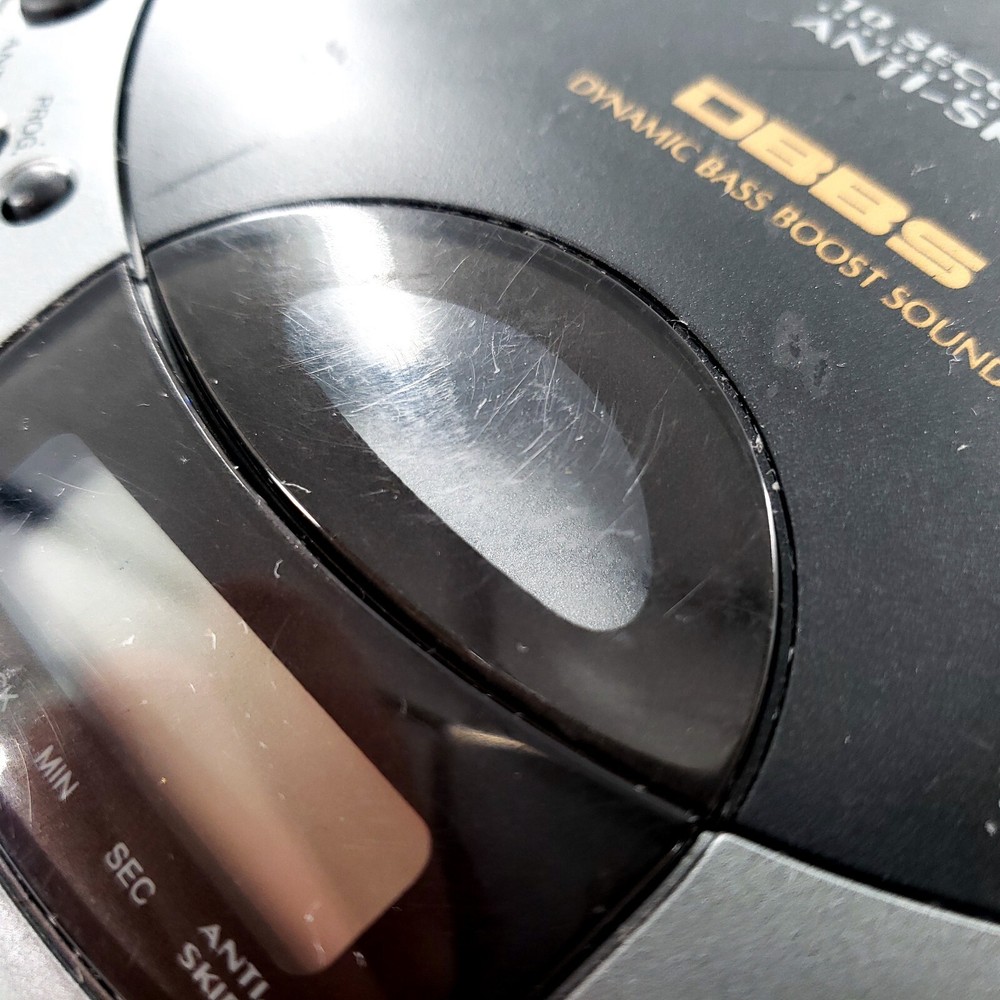 Koss CDP657 Portable CD Player 10 Second Anti-Skip DBBS Tested & Works **READ**