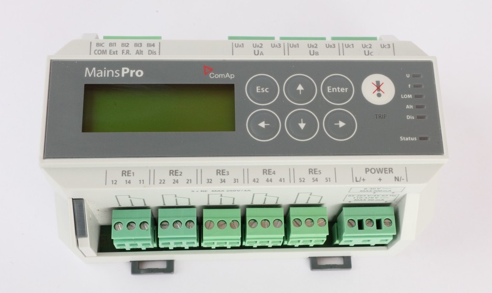ComAp MainsPro 3-Phase Electrical Generator Power Protection Relay