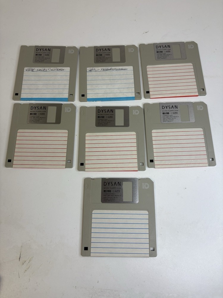 Set Of 13 Floppy Discs