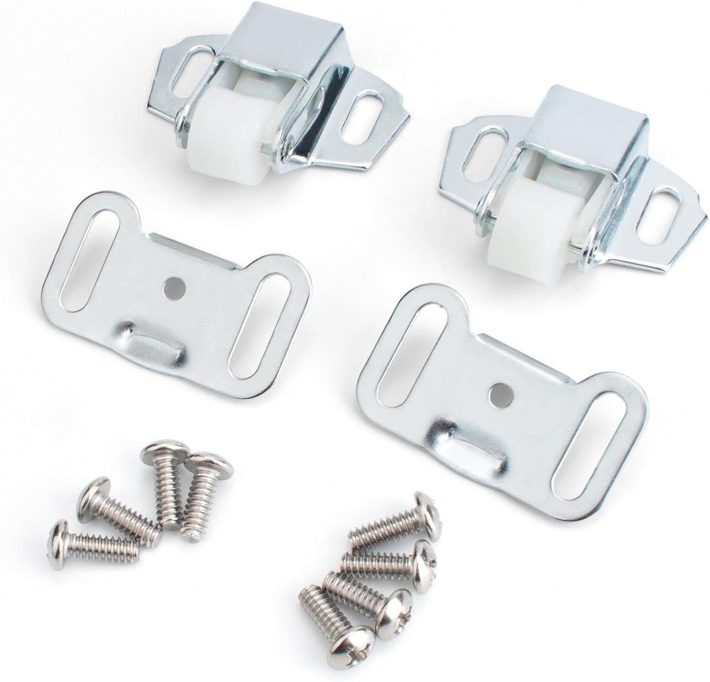 2 Pack Mailbox Replacement Roller Catch Assembly Including Screws Roller Wheel M