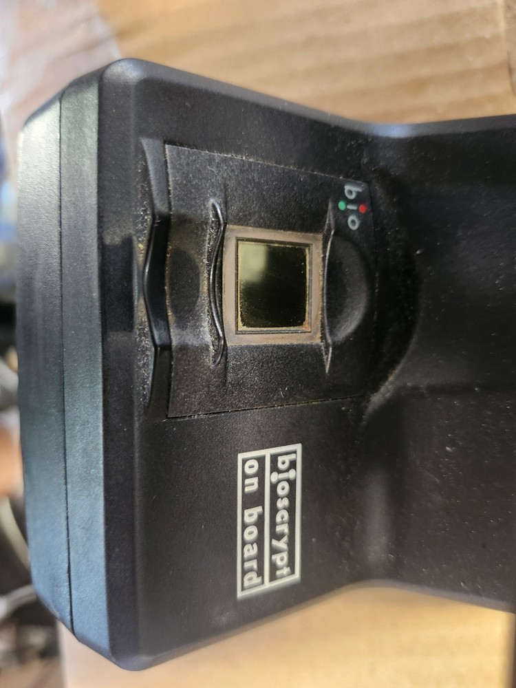 KRONOS System 4500 Time Clock Card Reader Terminal touch ID and power supply