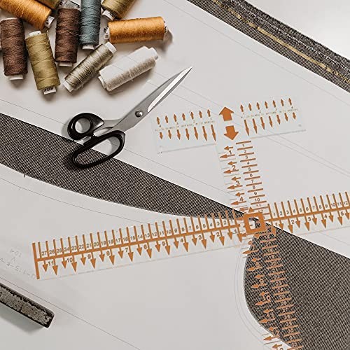 T-Shirt Alignment Ruler Guide Tool Set - Acrylic Design Centering for Easy Sewin