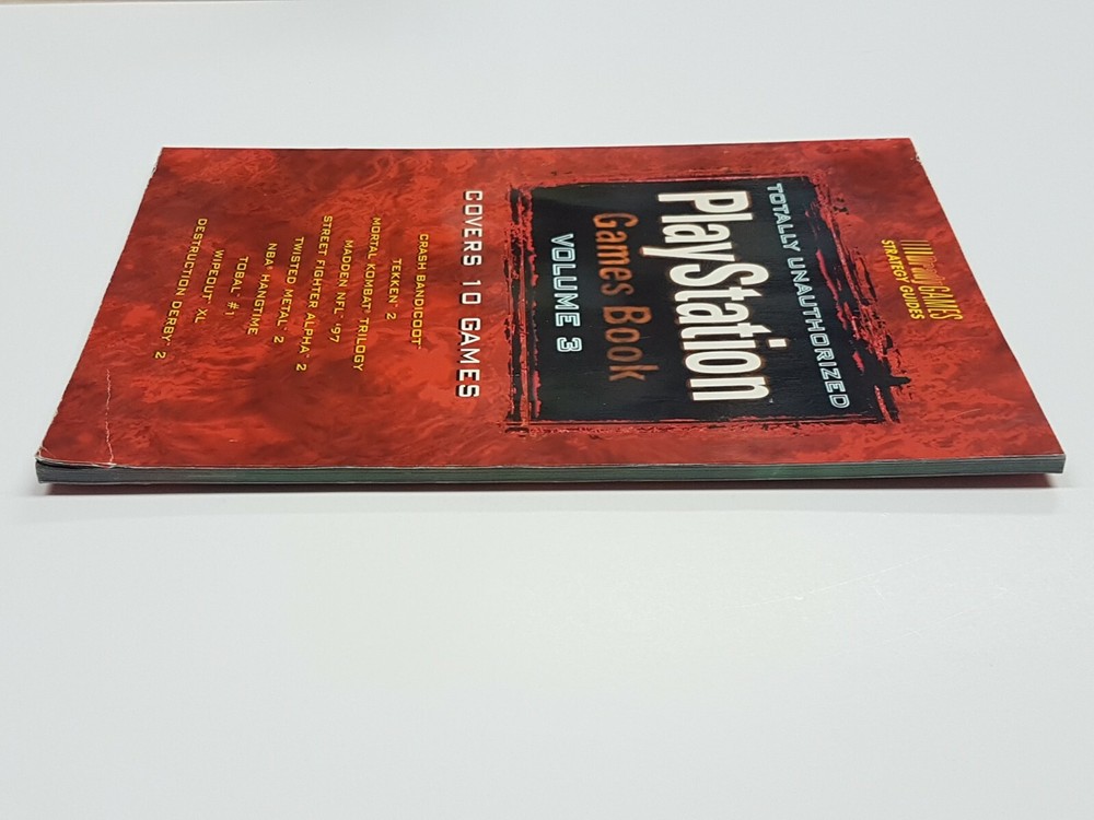 Playstation Games Book Vol 3 Brady Unathorized Strategy Guide Book