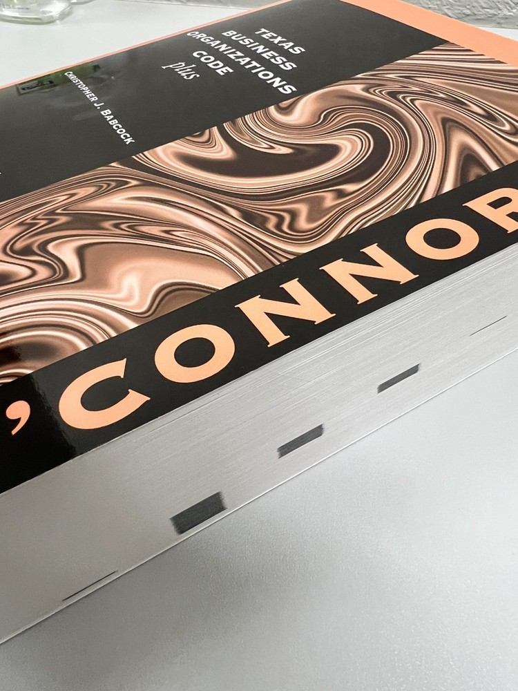 TEXAS BUSINESS ORGANIZATIONS CODE Plus (2024-2025)