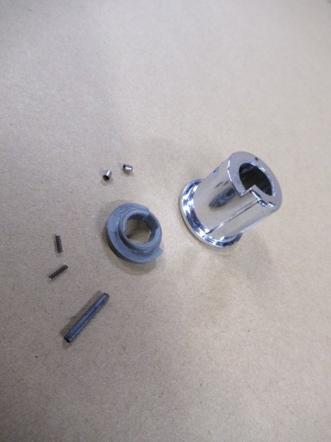 Ford Escort mk2 Ignition Barrel Chrome Surround, N.O.S.