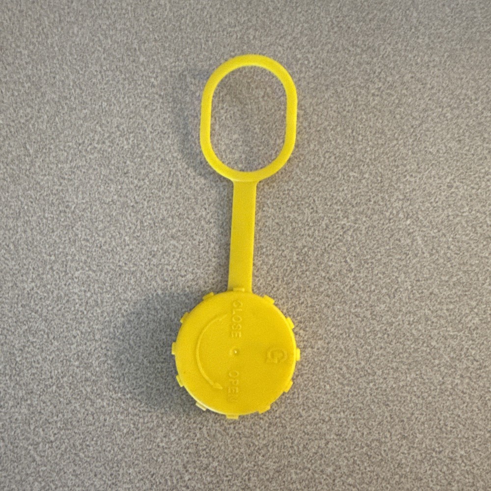 1-3/4" Acme Propane Tank Fill Valve Plastic Cap w/ Tether ￼