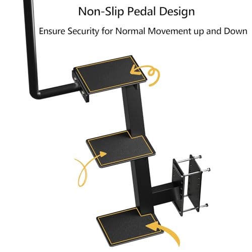 Trailer Step with Handle，Three-Step Universal Three Step Boat Trailer Step