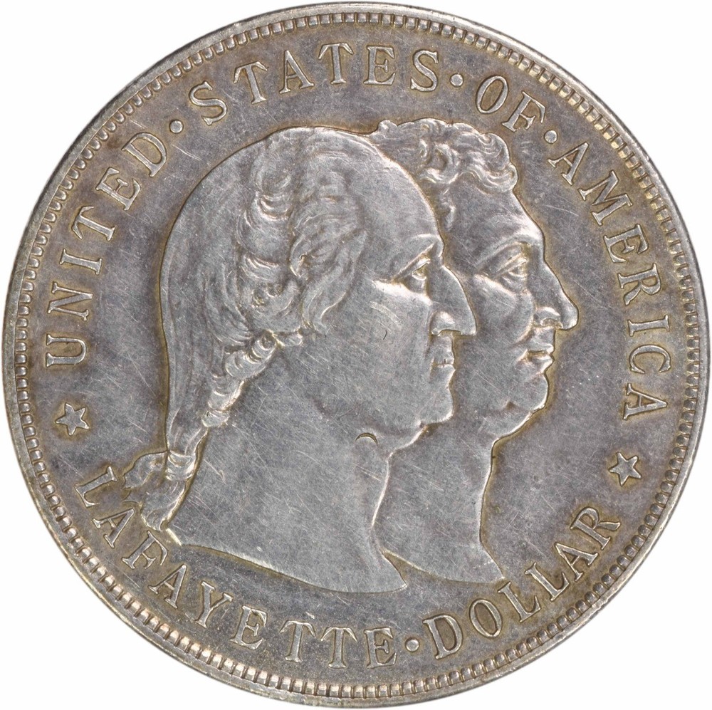 1900 Lafayette Commemorative Silver Dollar EF Uncertified #444