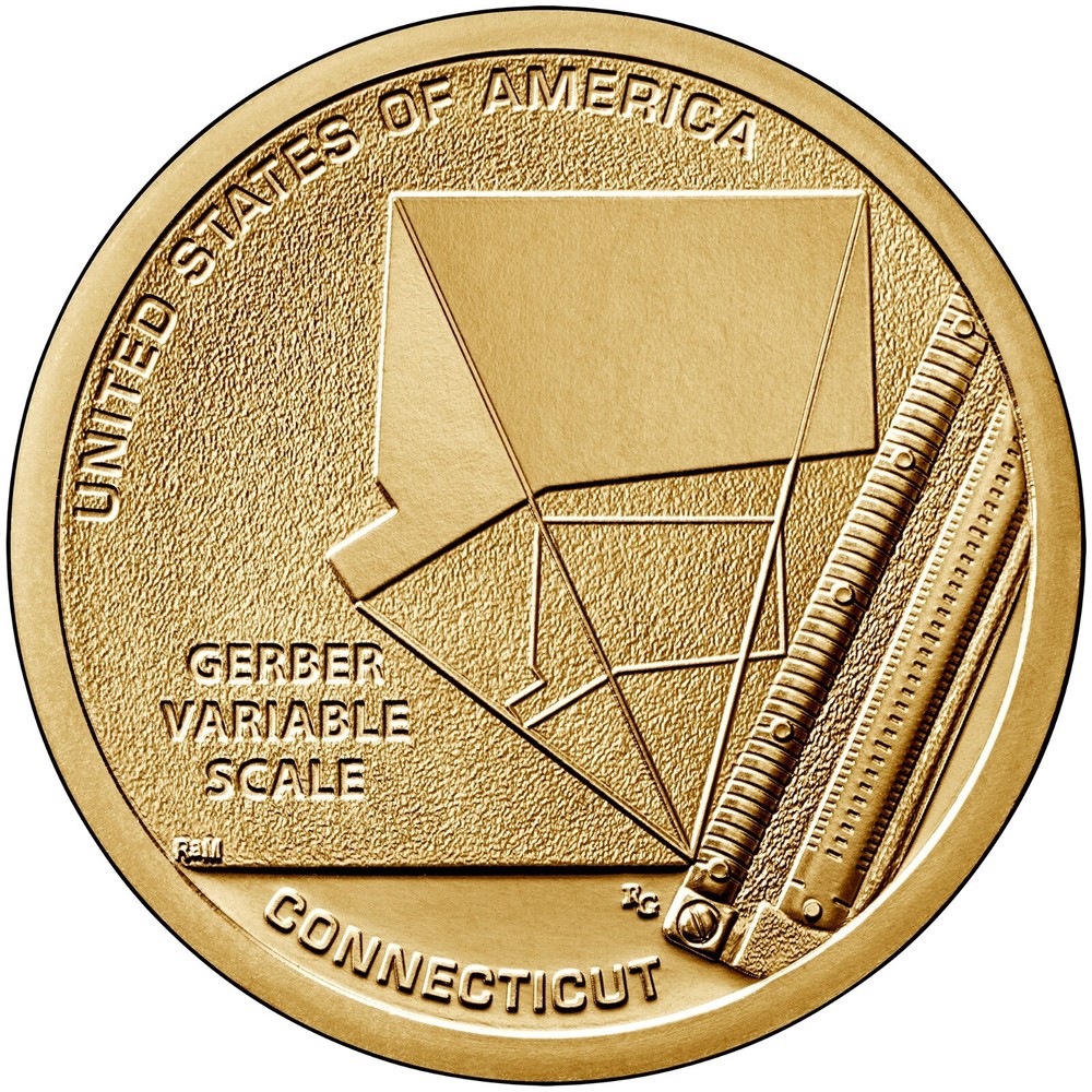 2020 D AMERICAN INNOVATION Gerber Variable Scale, CT Dollar ONE Coin Ship TODAY