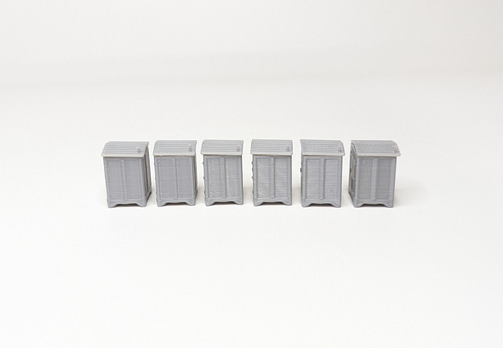 Lot 6 N Scale Train Signal Boxes Relay 3d Printed