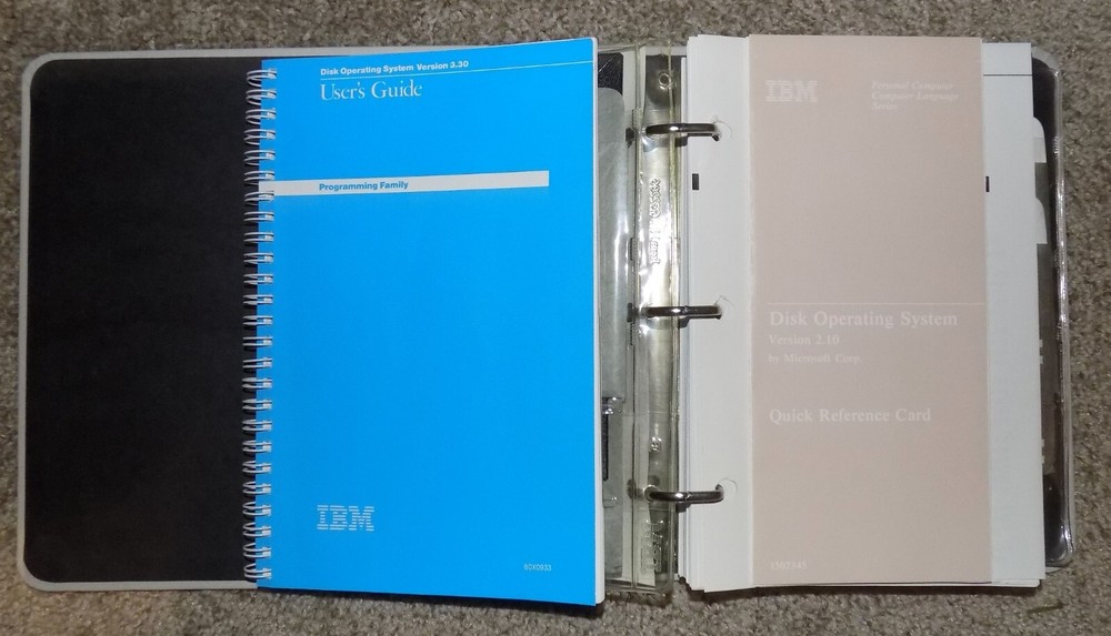 1987 IBM Disk Operating System Version 3.30