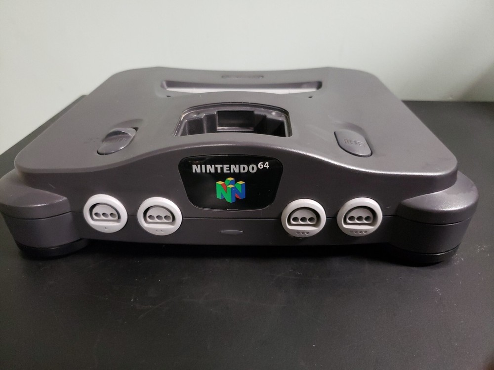 Nintendo N64 Console Jump Pack OEM Grey Controller W/ No Connecion Cords