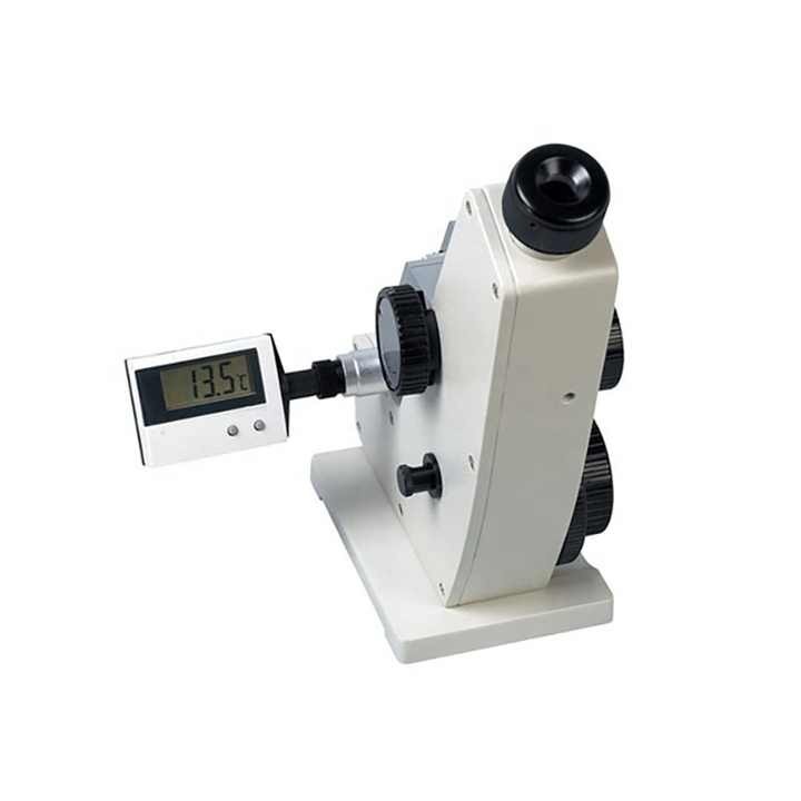 Abbe Monocular Refractometer Brix Tester Analyzer with Digital Thermometer