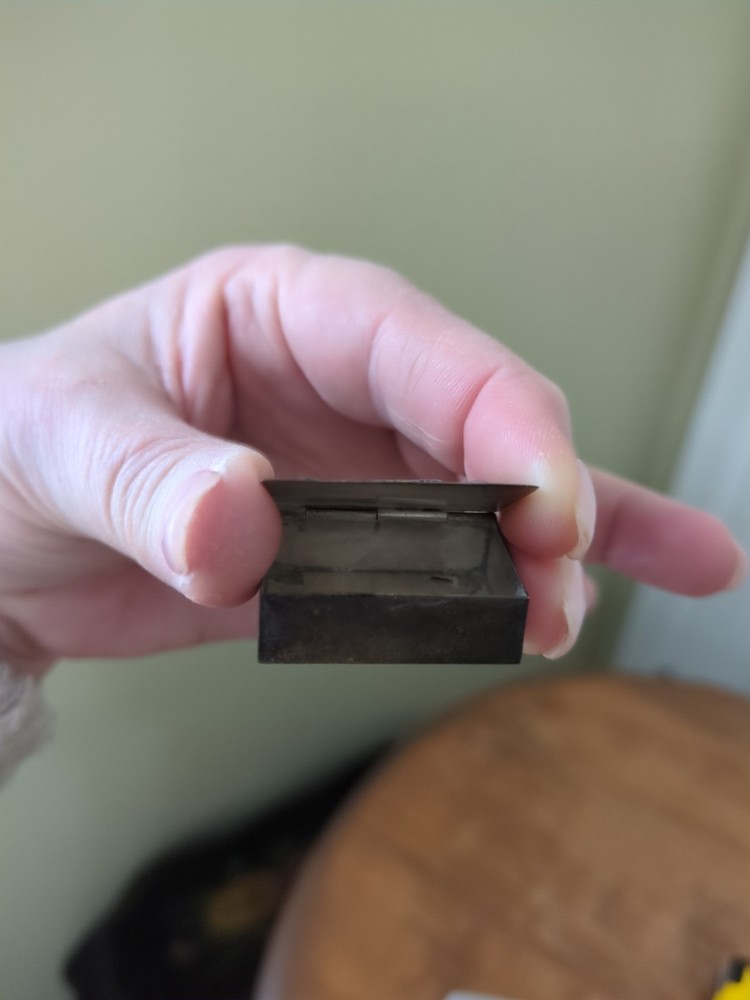 Peruvian 925 Sterling Miniature Hinged Box