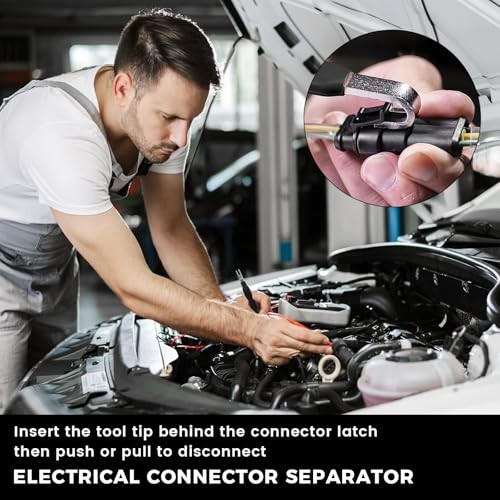 2 Pcs Automotive Electrical Terminal Connector Separator Removal Tool,