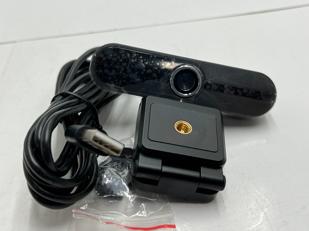 Webcam Black Pro Streaming Web Camera, W8A 8MP Webcam, 5.6mm, DC 5V