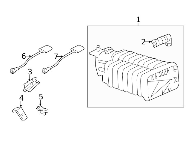 Genuine GM Heated Oxygen Sensor 12634063