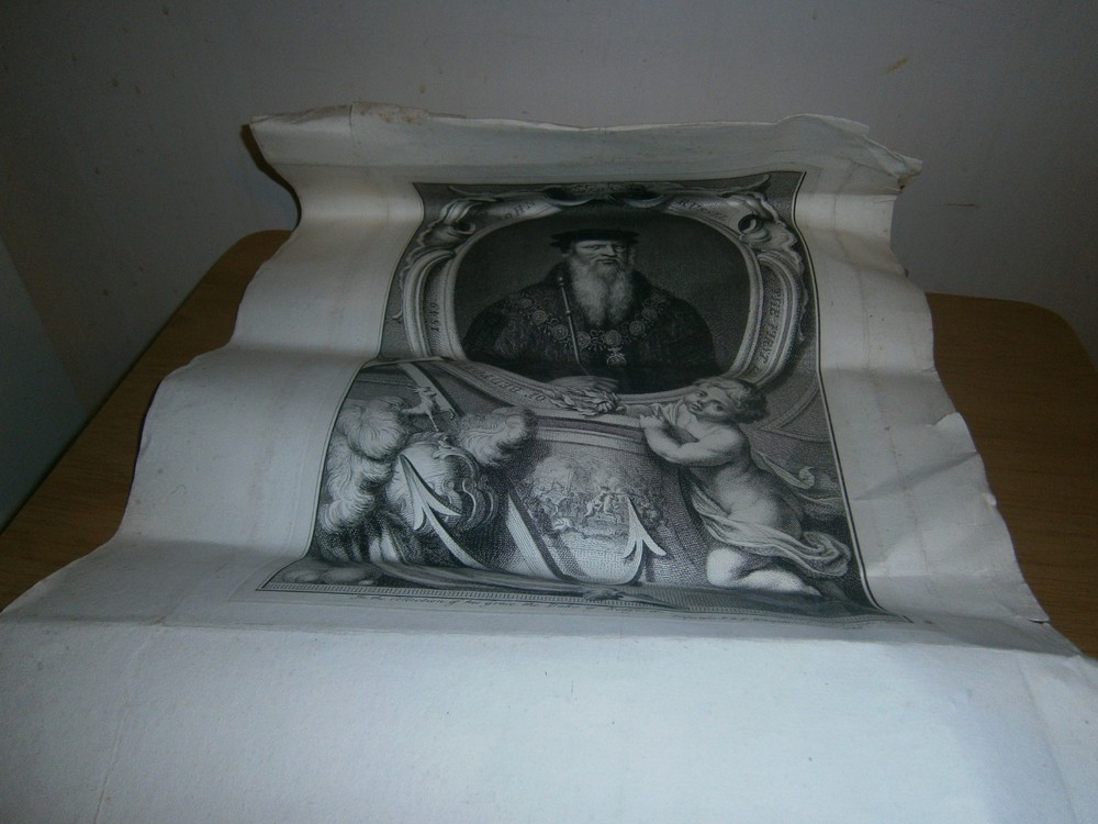 Ephemera.'John Russel  paper print 54/31cm approx.(E16b)