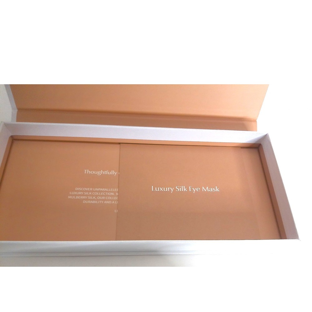 Saatva Silk Eye Mask White New