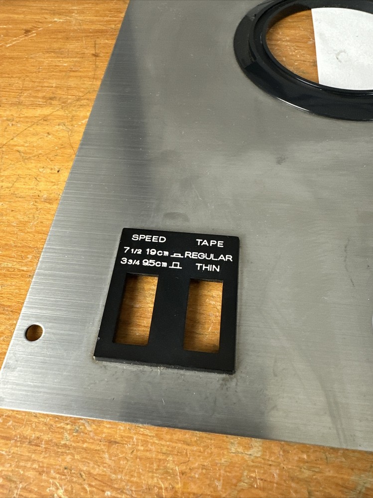 Vintage Teac A4070 G Replacement Part Upper Face Plate