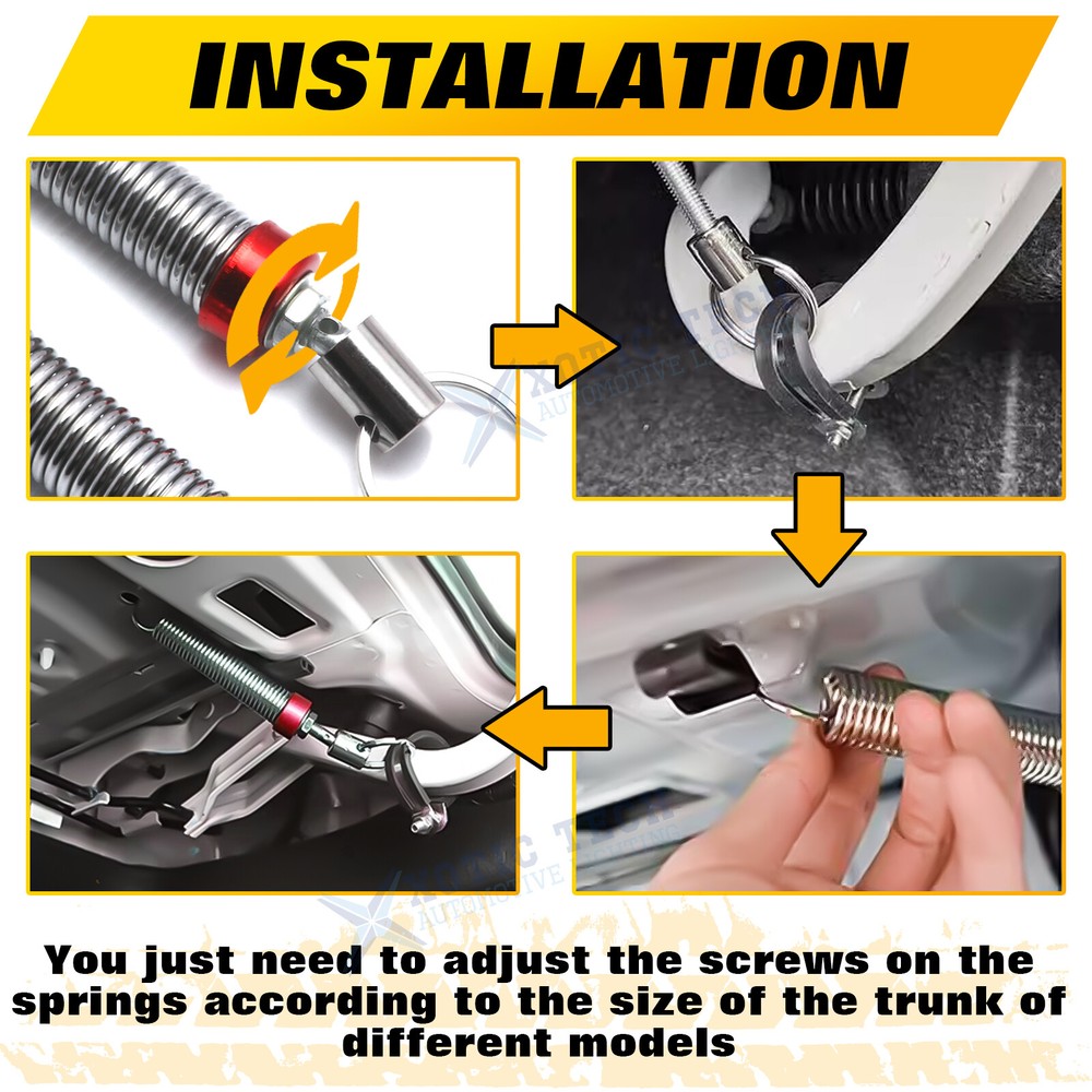 Set Lifting Device Spring Auto Trunk Automatic Lifting Spring Car Trunk Boot Lid