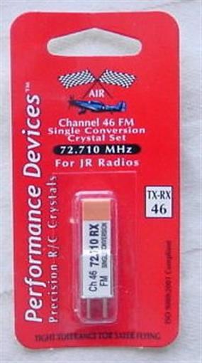 JR Single Conversion 72Mhz FM Crystal Set (Channel 46)
