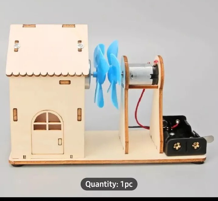 DIY Wind Power Generation Kit for Science Experiments and Teaching Materials