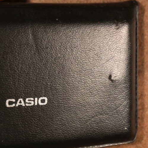 Vintage Casio SL-100B Electronic Calculator Foldable Case Solar Cell