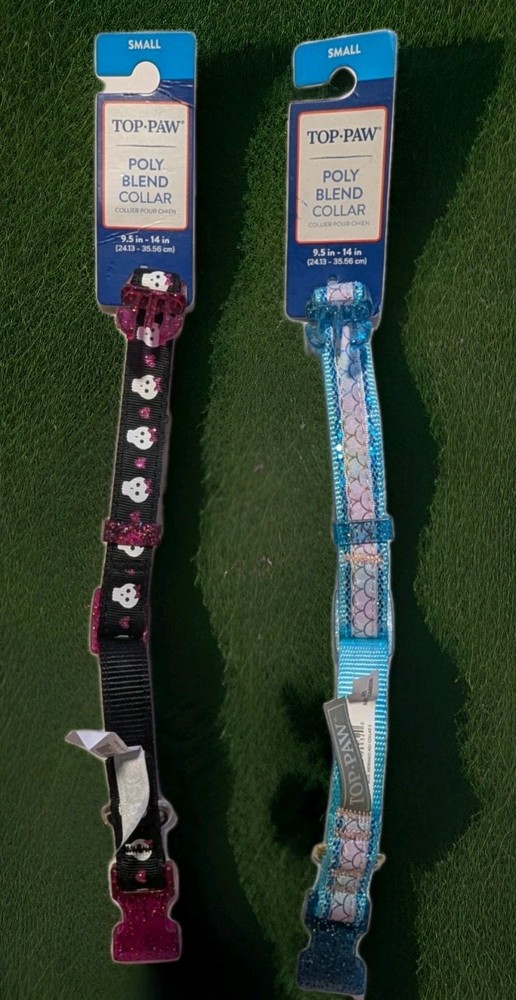 TOP-PAW Small 9.5"-14" Adjustable Poly Blend Collar