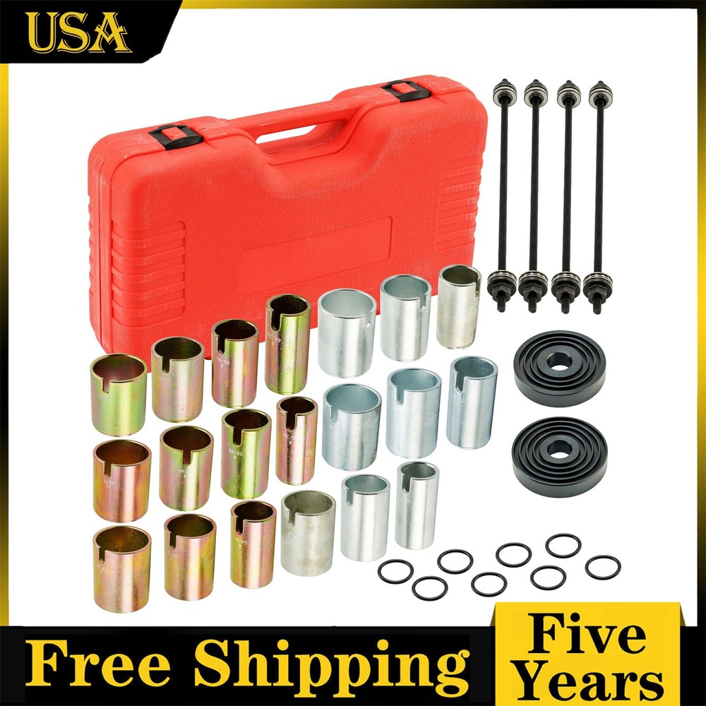 NEW Universal Press and Pull Sleeve Kit Bush Bearing Removal Insertion Tool 26pc