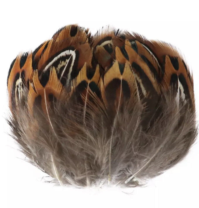 50pcs Natural 3-4cm Real Pheasant Plumage Feathers DIY Craft Boho Bulk Macrame