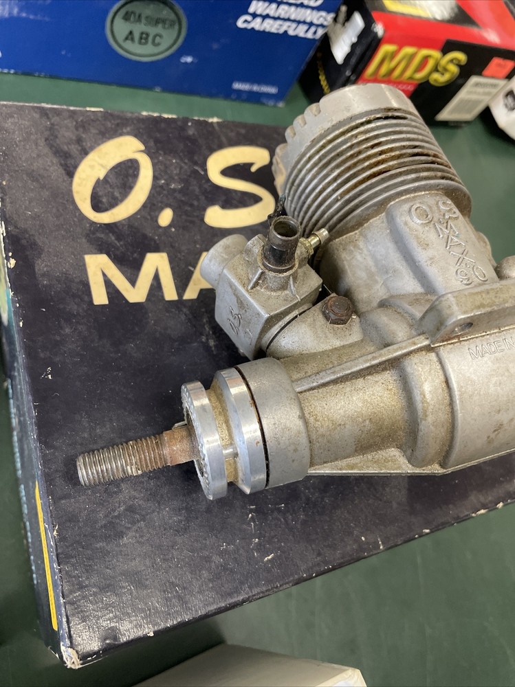 OS MAX 90 90F SR 2-CYCLE R/C MODEL AIRPLANE ENGINE Untested