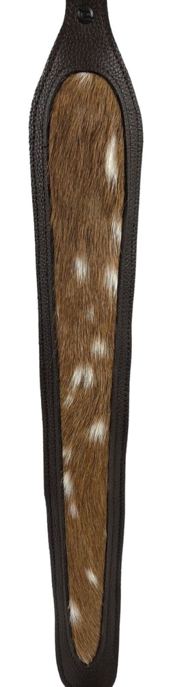 GENUINE AXIS DEER HIDE & LEATHER RIFLE SLING - NEW