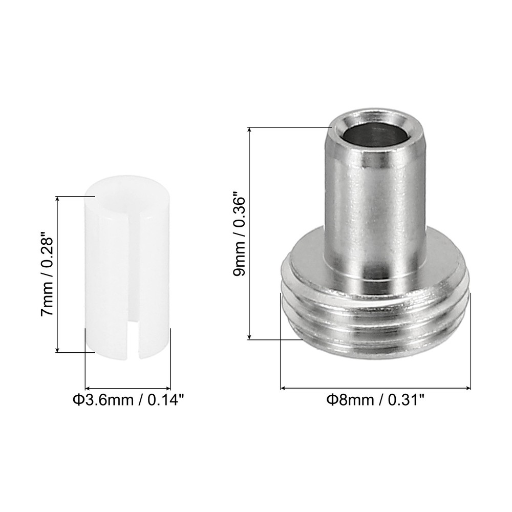 Fiber Optical Tool Sets, 10 Pack 7mm Ceramic Core with Metal Heads