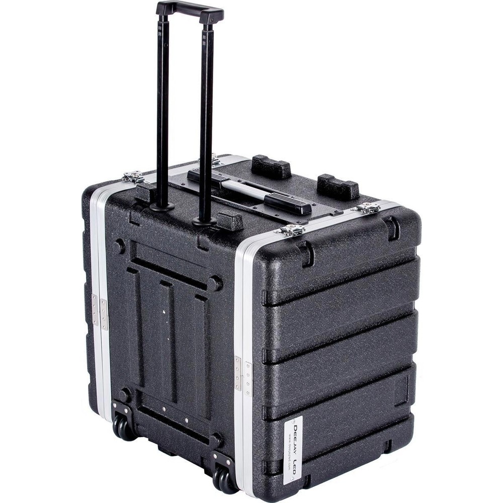 Deejay LED Fly Drive 8U Space ABS Molded Case for 19" Amplifier, Equalizer & DJ
