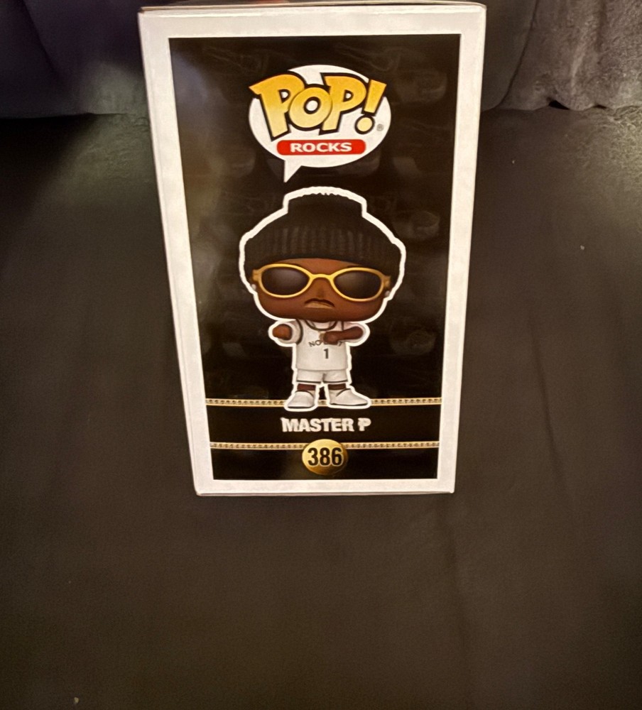 Master P (Rapper) Signed Autograph No Limit Funko Pop Pic Proof