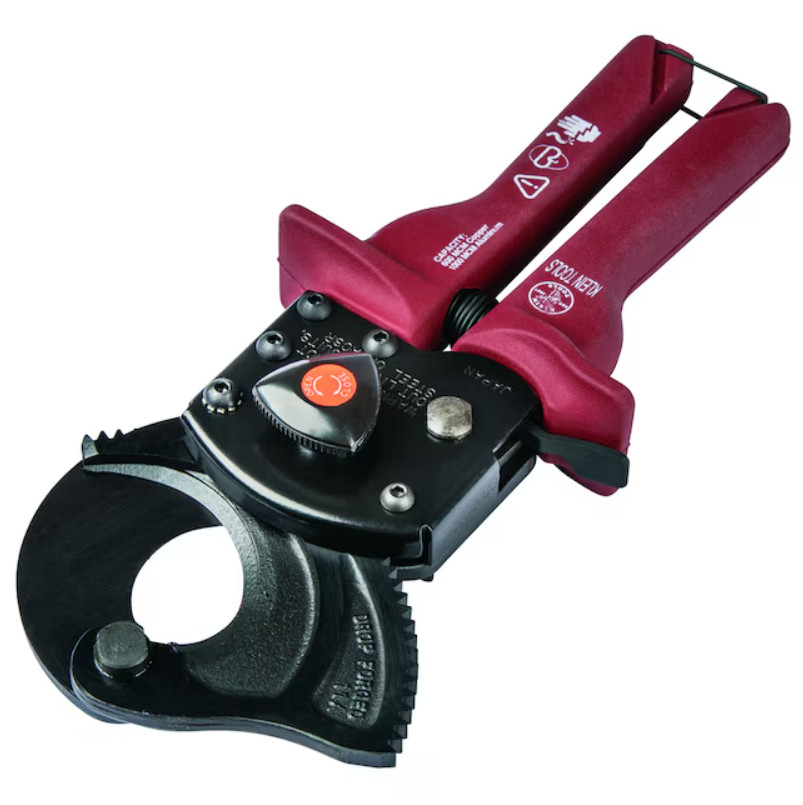Klein Tools Ratcheting Cable Cutter Compact 1000 MCM Electrical New Box