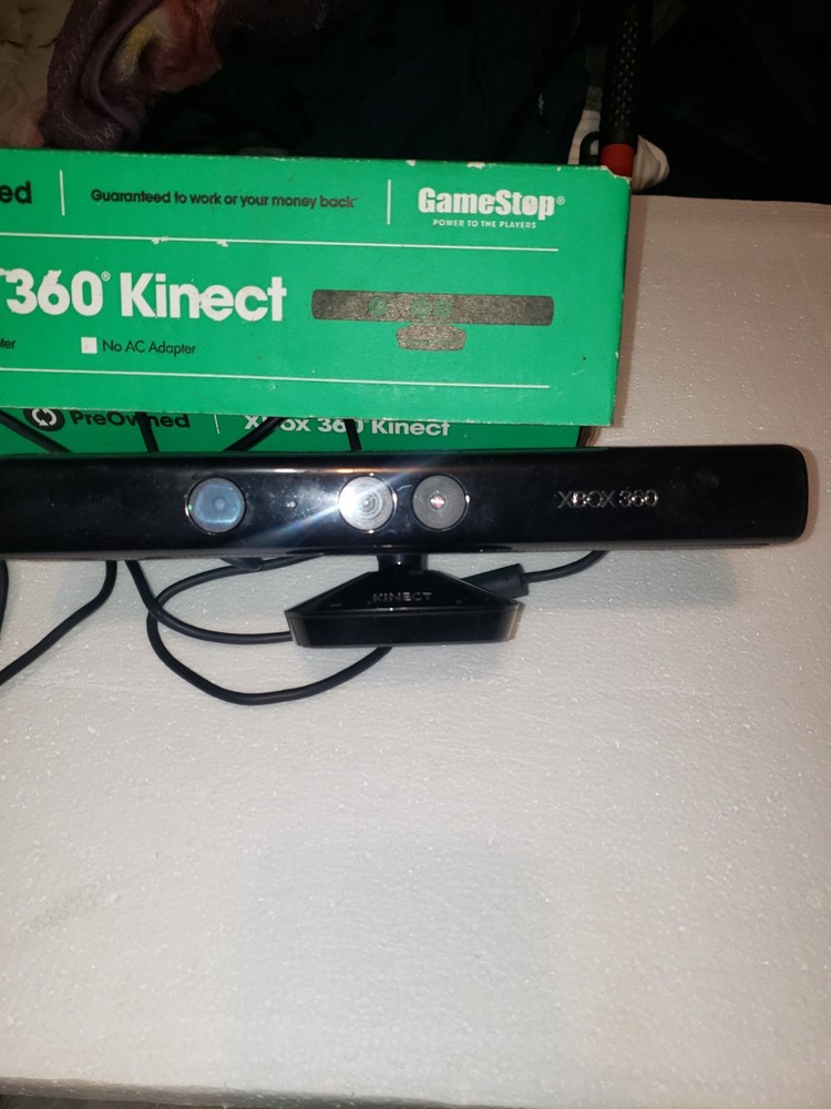 Xbox 360 Kinect Sensor Camera Bundle Only Not TESTED SOLD AS IS