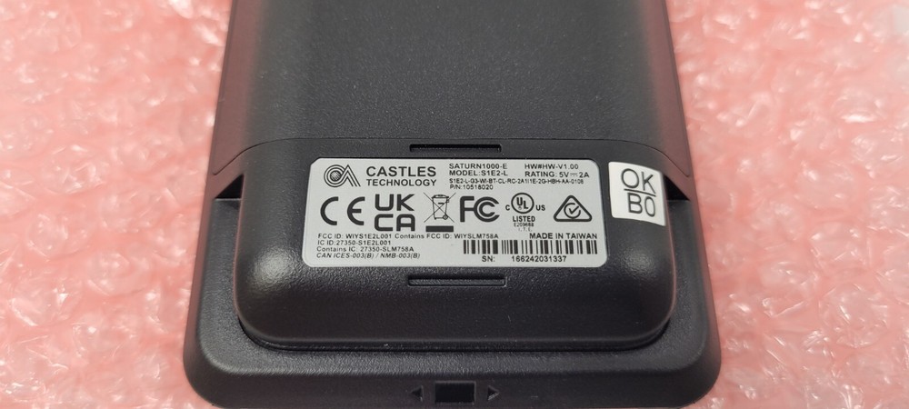 Castles Tech S1E2 smartPOS Terminal Saturn1000-E New Open Box