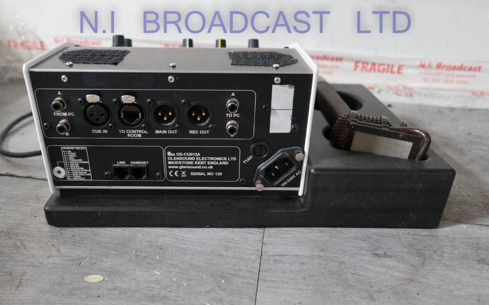 Glensound gs-cu012a commentars box with coles microphone