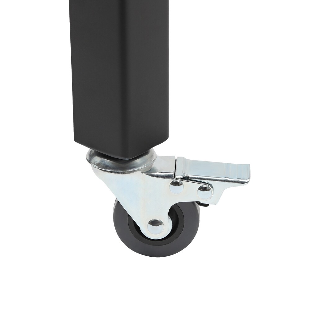 Single Folding Security Gate Folding Door Gate Rolling Barricade Gate 1.3m*93cm